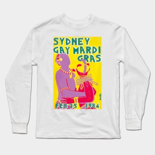 Sydney Mardi Gras 1984 Poster Long Sleeve T-Shirt